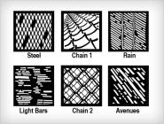 Window Pattern Chain 1 107 x 107 cm 