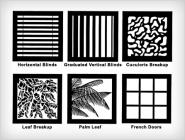 Window Pattern Cuculoris Breakup 107 x 107 cm 