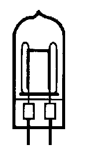 Halogenlampe 200W/240V 