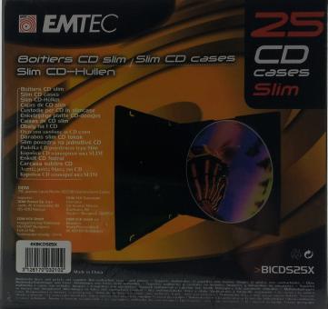 CD SlimCase Hüllen , 25 Stk. 